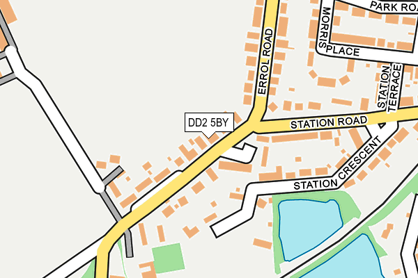 DD2 5BY map - OS OpenMap – Local (Ordnance Survey)