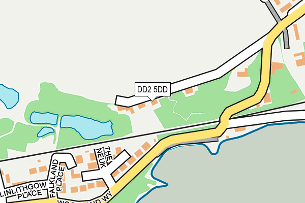 DD2 5DD map - OS OpenMap – Local (Ordnance Survey)