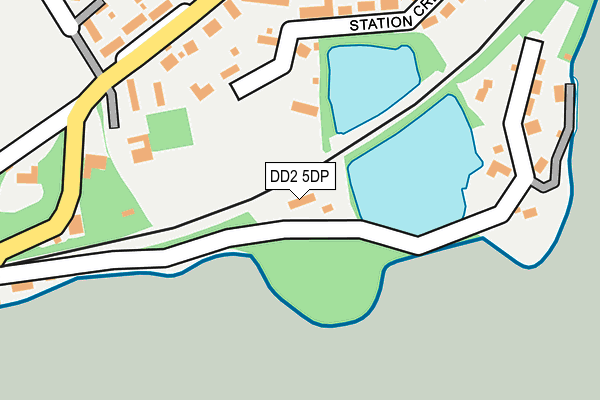 DD2 5DP map - OS OpenMap – Local (Ordnance Survey)