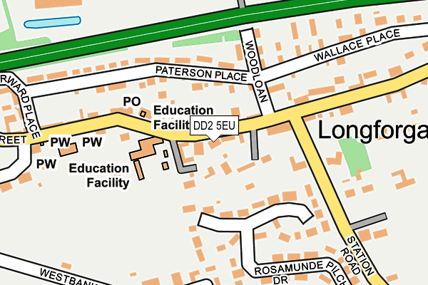 DD2 5EU map - OS OpenMap – Local (Ordnance Survey)