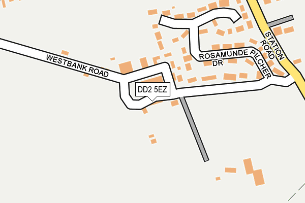 DD2 5EZ map - OS OpenMap – Local (Ordnance Survey)