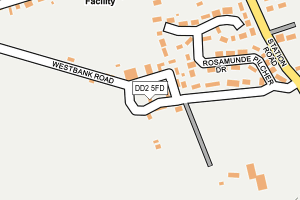 DD2 5FD map - OS OpenMap – Local (Ordnance Survey)