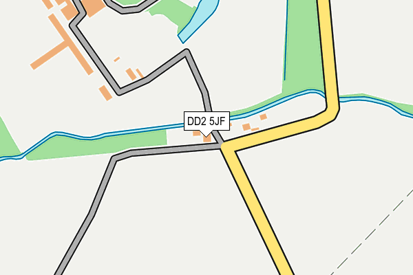 DD2 5JF map - OS OpenMap – Local (Ordnance Survey)