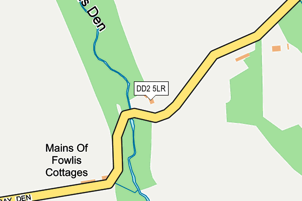 DD2 5LR map - OS OpenMap – Local (Ordnance Survey)