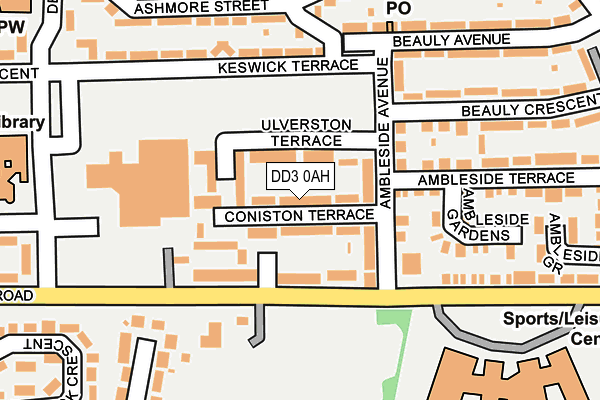 DD3 0AH map - OS OpenMap – Local (Ordnance Survey)