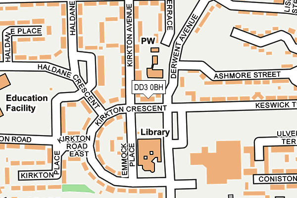 DD3 0BH map - OS OpenMap – Local (Ordnance Survey)