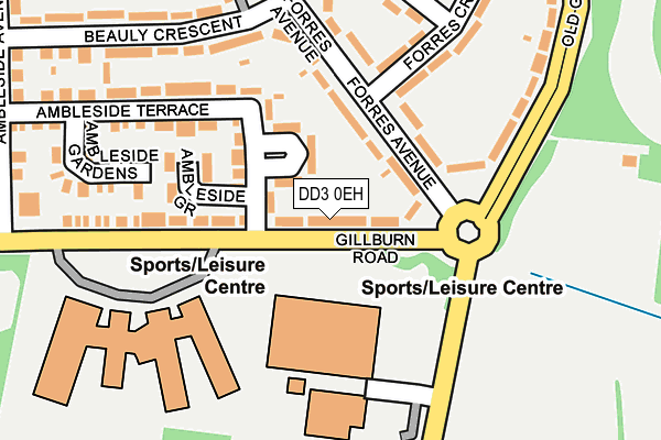 DD3 0EH map - OS OpenMap – Local (Ordnance Survey)