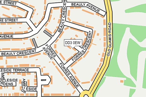 DD3 0EW map - OS OpenMap – Local (Ordnance Survey)