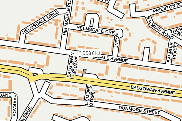 DD3 0HJ map - OS OpenMap – Local (Ordnance Survey)