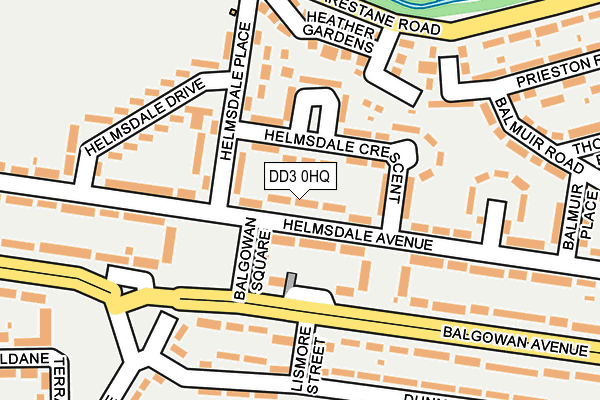 DD3 0HQ map - OS OpenMap – Local (Ordnance Survey)