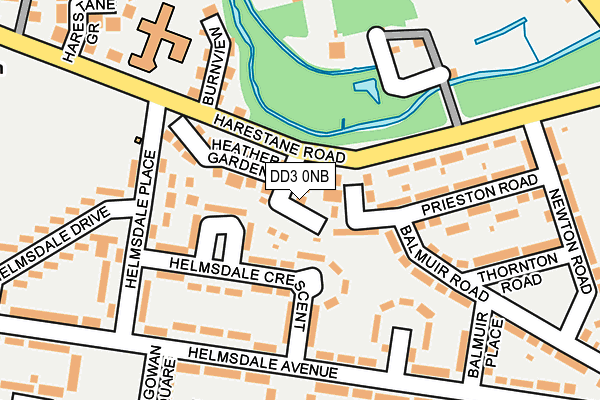 DD3 0NB map - OS OpenMap – Local (Ordnance Survey)