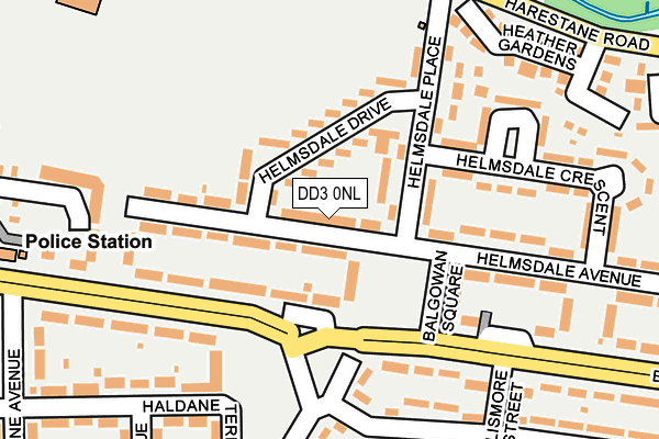 DD3 0NL map - OS OpenMap – Local (Ordnance Survey)