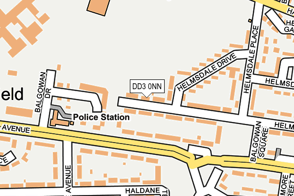 DD3 0NN map - OS OpenMap – Local (Ordnance Survey)