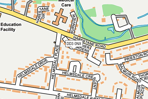 DD3 0NX map - OS OpenMap – Local (Ordnance Survey)