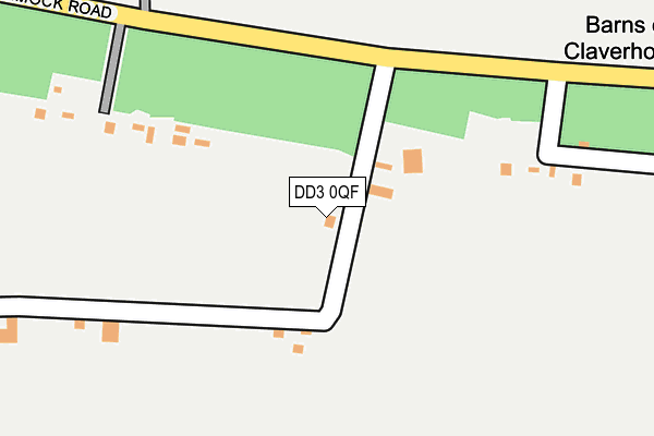 DD3 0QF map - OS OpenMap – Local (Ordnance Survey)
