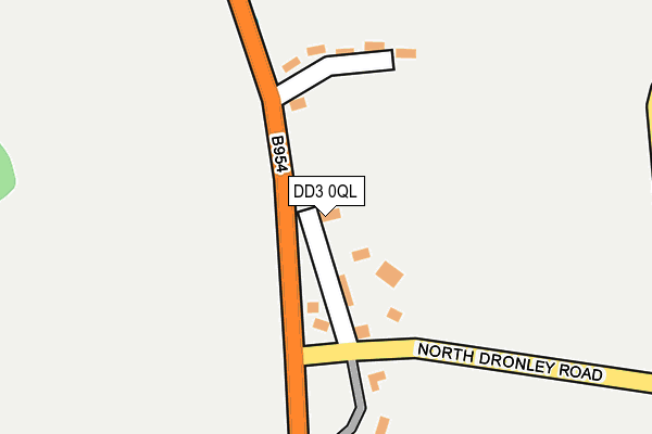 DD3 0QL map - OS OpenMap – Local (Ordnance Survey)