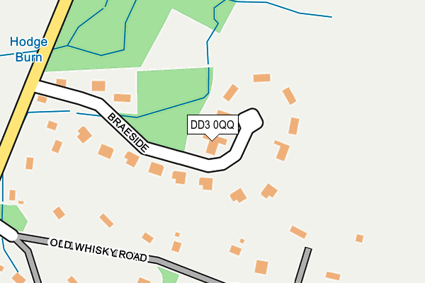 DD3 0QQ map - OS OpenMap – Local (Ordnance Survey)