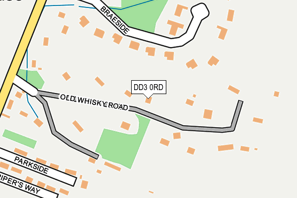 DD3 0RD map - OS OpenMap – Local (Ordnance Survey)