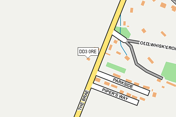 DD3 0RE map - OS OpenMap – Local (Ordnance Survey)