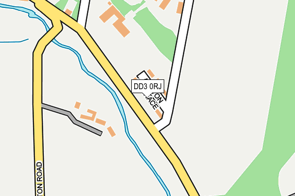 DD3 0RJ map - OS OpenMap – Local (Ordnance Survey)