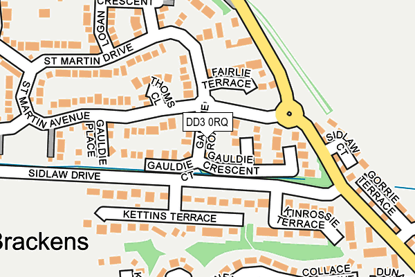 DD3 0RQ map - OS OpenMap – Local (Ordnance Survey)