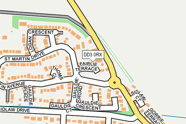 DD3 0RX map - OS OpenMap – Local (Ordnance Survey)