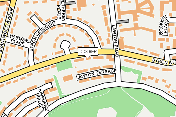 DD3 6EP map - OS OpenMap – Local (Ordnance Survey)