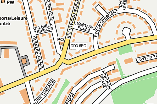 DD3 6EQ map - OS OpenMap – Local (Ordnance Survey)