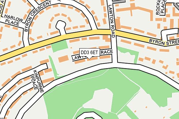 DD3 6ET map - OS OpenMap – Local (Ordnance Survey)