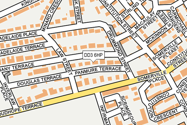 DD3 6HP map - OS OpenMap – Local (Ordnance Survey)