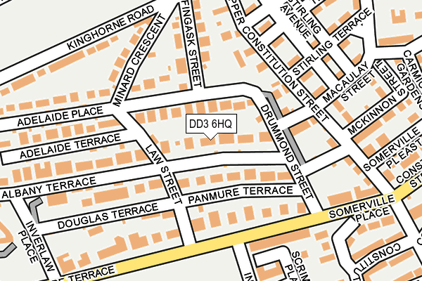 DD3 6HQ map - OS OpenMap – Local (Ordnance Survey)