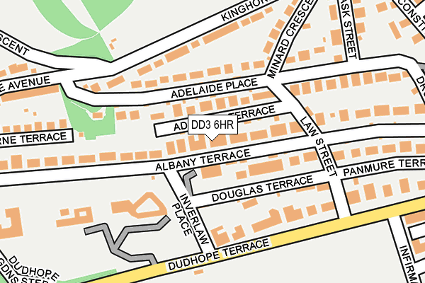 DD3 6HR map - OS OpenMap – Local (Ordnance Survey)