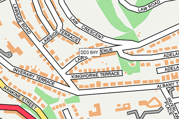 DD3 6HY map - OS OpenMap – Local (Ordnance Survey)