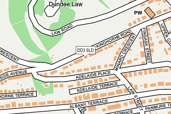 DD3 6LD map - OS OpenMap – Local (Ordnance Survey)