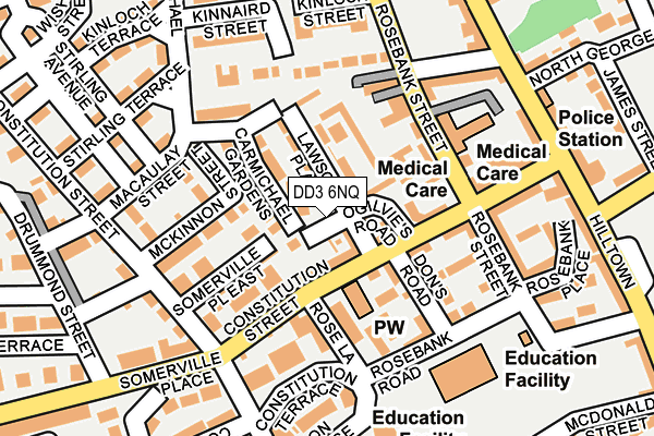 DD3 6NQ map - OS OpenMap – Local (Ordnance Survey)