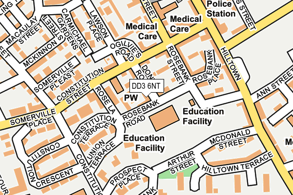 DD3 6NT map - OS OpenMap – Local (Ordnance Survey)