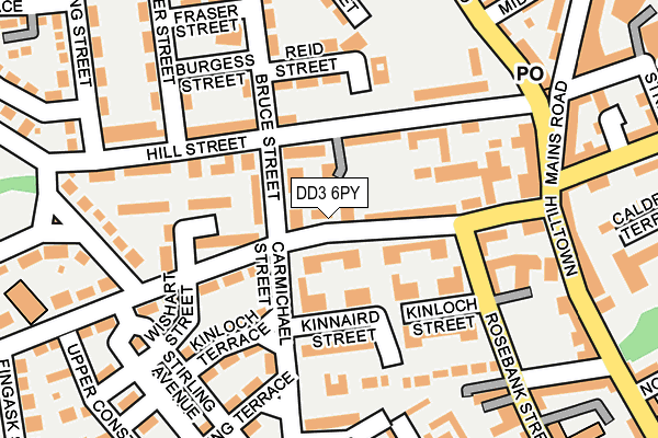 DD3 6PY map - OS OpenMap – Local (Ordnance Survey)