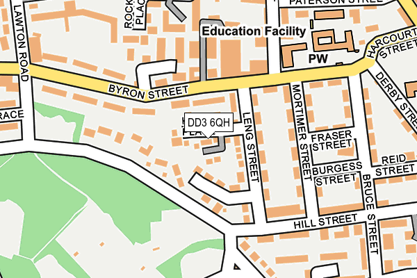 DD3 6QH map - OS OpenMap – Local (Ordnance Survey)