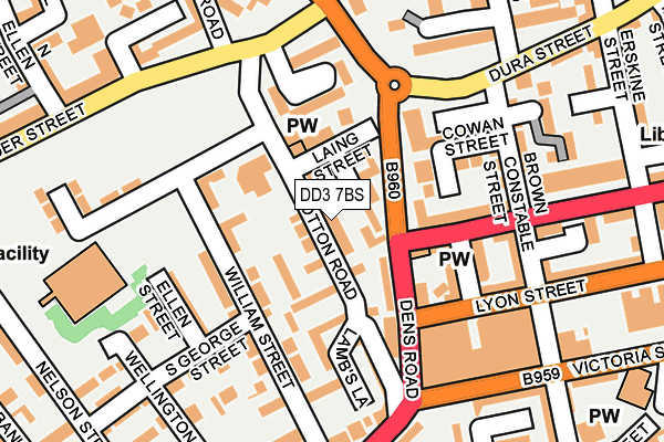 DD3 7BS map - OS OpenMap – Local (Ordnance Survey)