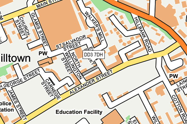 Map of TAYSIDE TECHS LTD at local scale