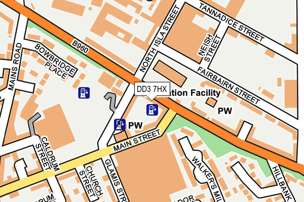 DD3 7HX map - OS OpenMap – Local (Ordnance Survey)