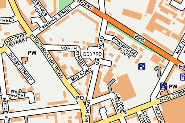 DD3 7RD map - OS OpenMap – Local (Ordnance Survey)