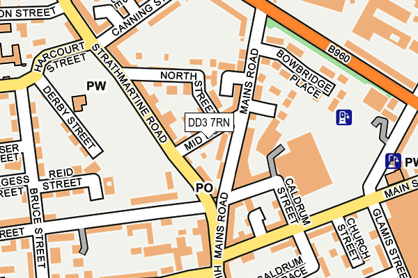 DD3 7RN map - OS OpenMap – Local (Ordnance Survey)