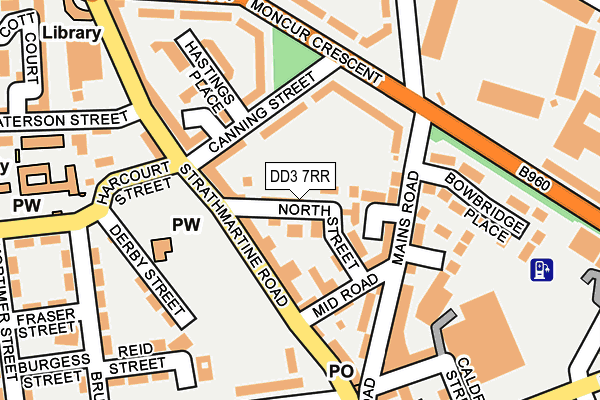 DD3 7RR map - OS OpenMap – Local (Ordnance Survey)