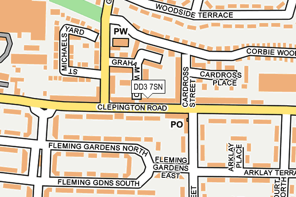 DD3 7SN map - OS OpenMap – Local (Ordnance Survey)