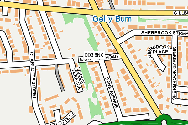 DD3 8NX map - OS OpenMap – Local (Ordnance Survey)