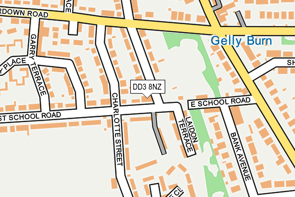 DD3 8NZ map - OS OpenMap – Local (Ordnance Survey)