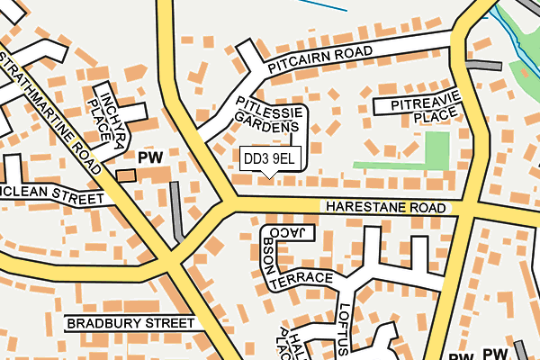 DD3 9EL map - OS OpenMap – Local (Ordnance Survey)