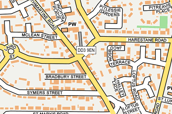 DD3 9EN map - OS OpenMap – Local (Ordnance Survey)