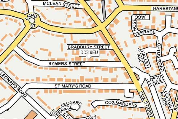 DD3 9EU map - OS OpenMap – Local (Ordnance Survey)